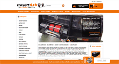 Desktop Screenshot of escape4x4.cz